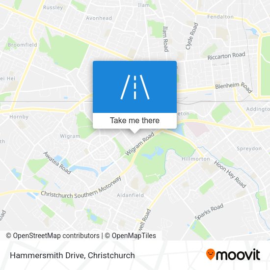 Hammersmith Drive map