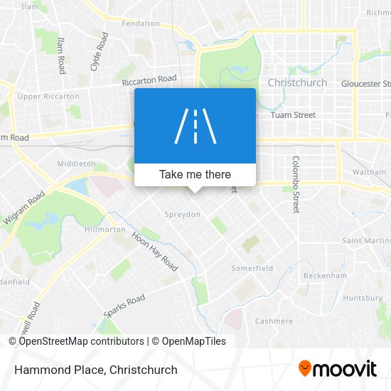 Hammond Place map