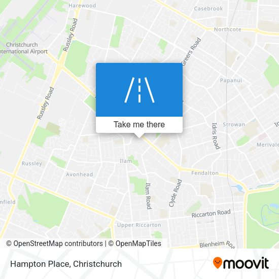 Hampton Place map