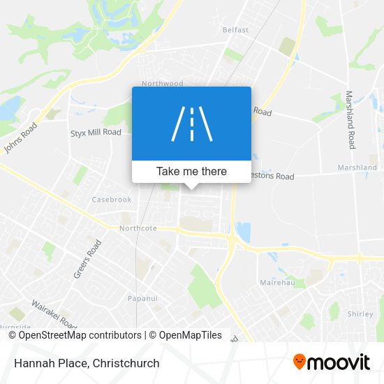 Hannah Place map