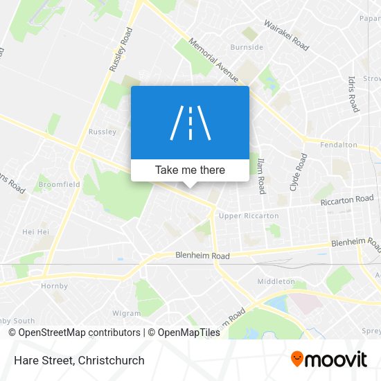 Hare Street map