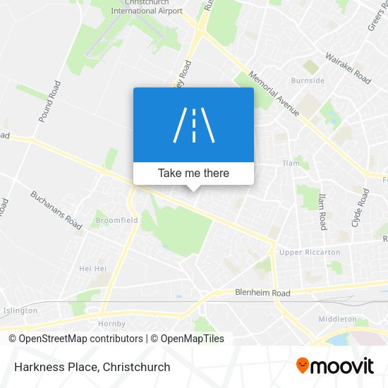 Harkness Place map