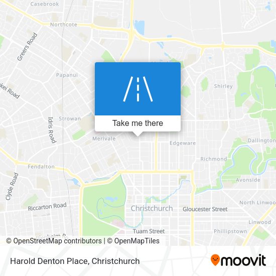 Harold Denton Place map