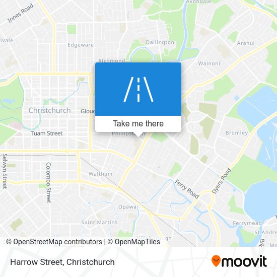 Harrow Street map