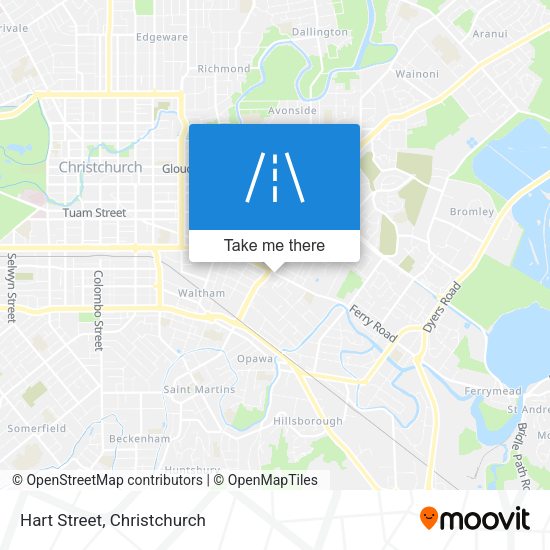 Hart Street map