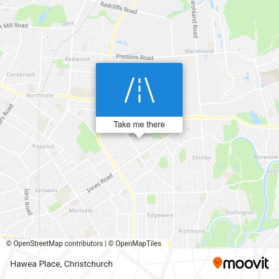 Hawea Place map