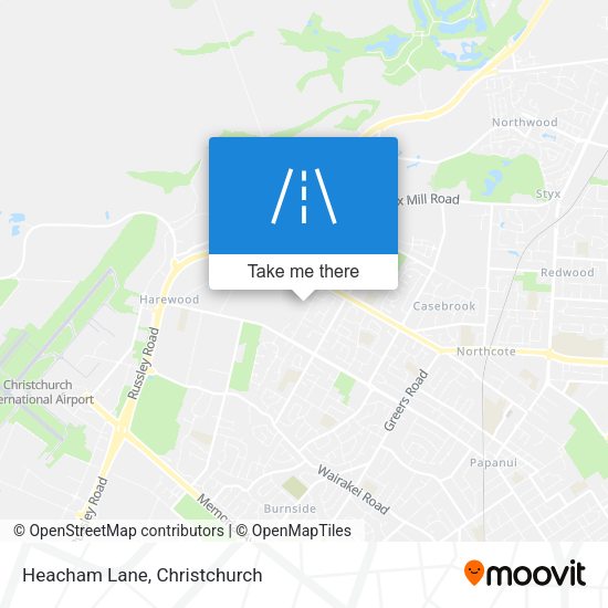 Heacham Lane map