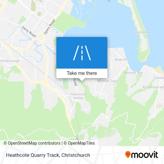 Heathcote Quarry Track map