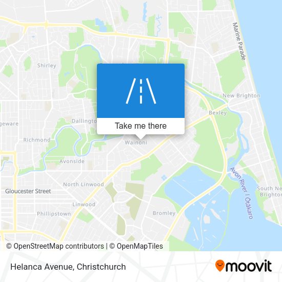 Helanca Avenue map