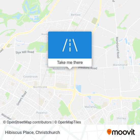 Hibiscus Place map