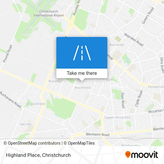 Highland Place map