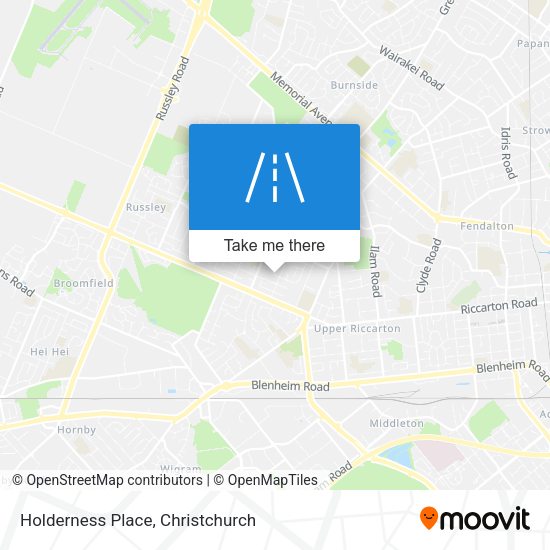 Holderness Place map