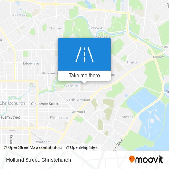 Holland Street map