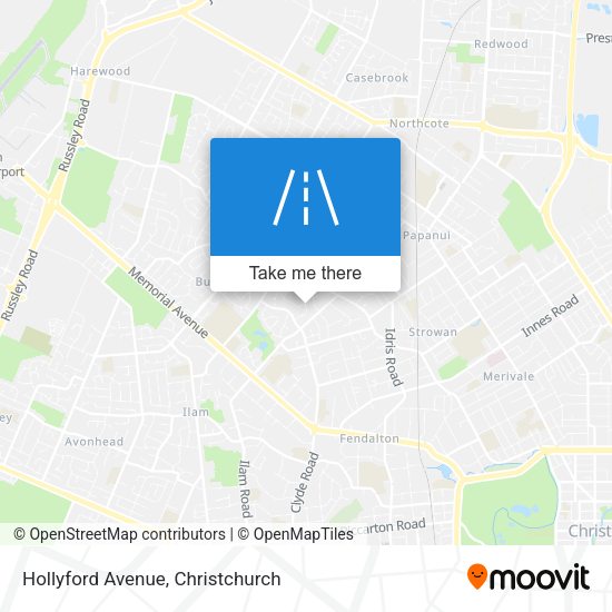 Hollyford Avenue map