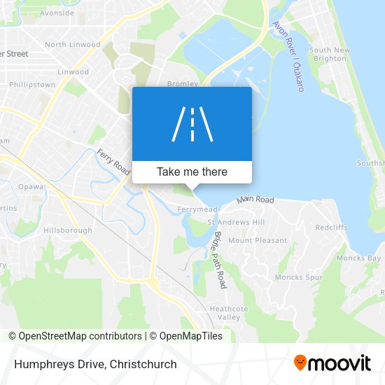 Humphreys Drive map