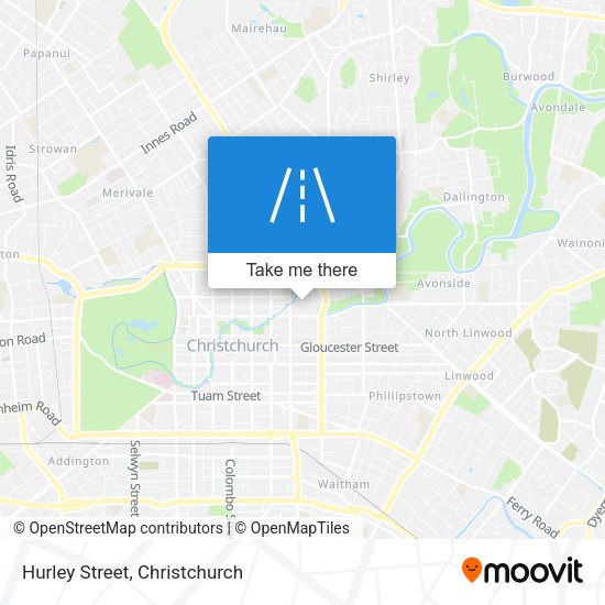 Hurley Street map