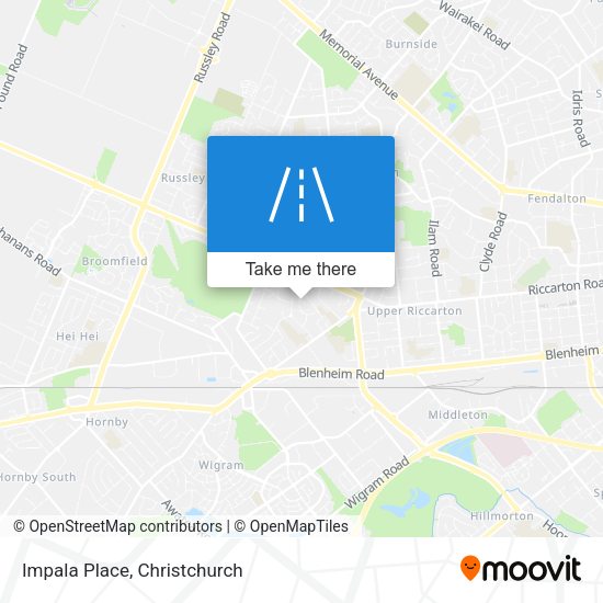 Impala Place map
