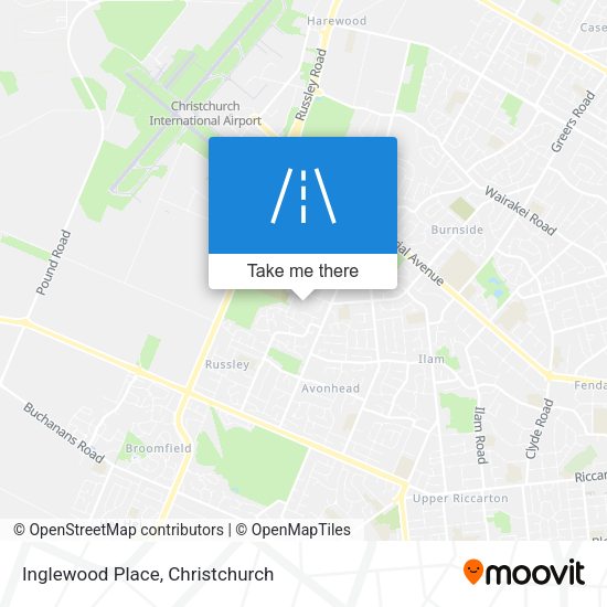 Inglewood Place map