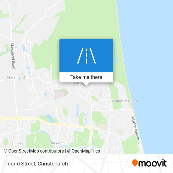 Ingrid Street map