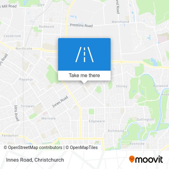 Innes Road map