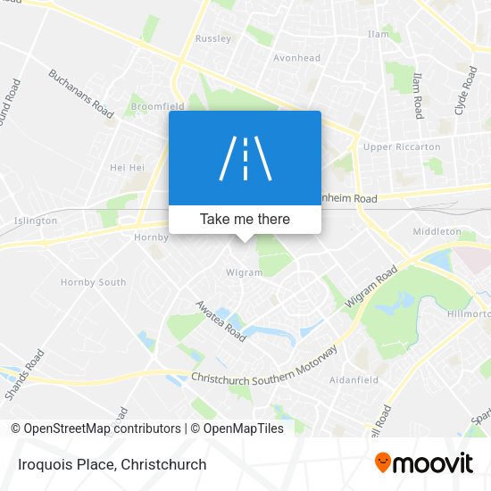 Iroquois Place map