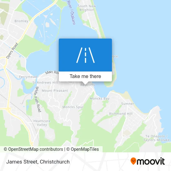 James Street map