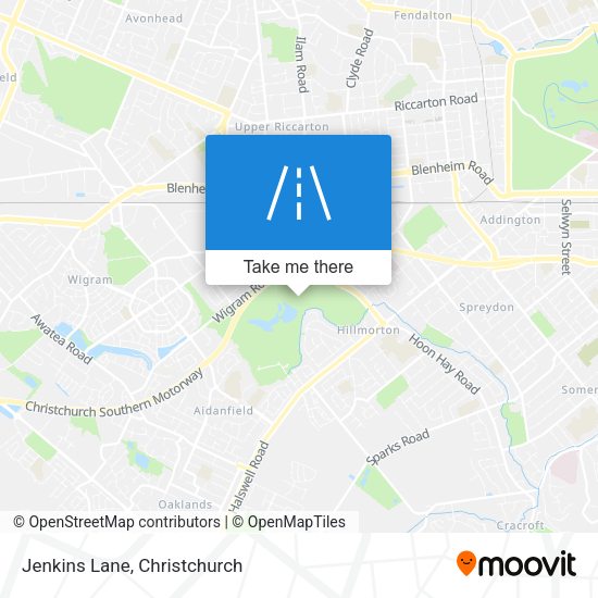 Jenkins Lane map
