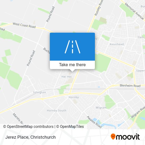 Jerez Place map