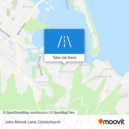 John Monck Lane map