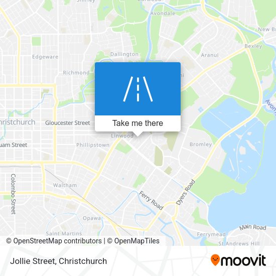 Jollie Street map