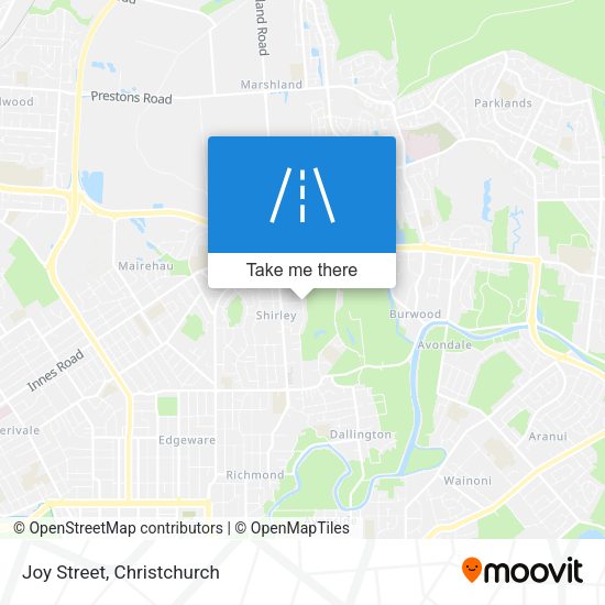 Joy Street map