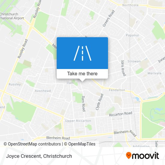 Joyce Crescent map