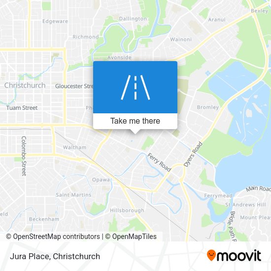 Jura Place map