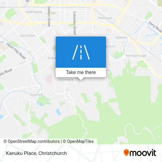 Kanuku Place map