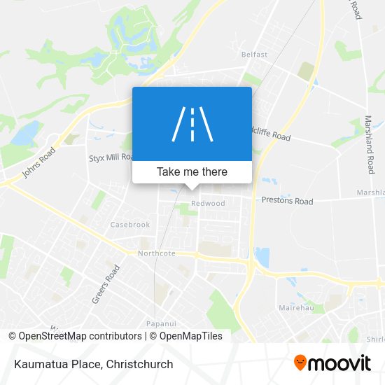 Kaumatua Place map
