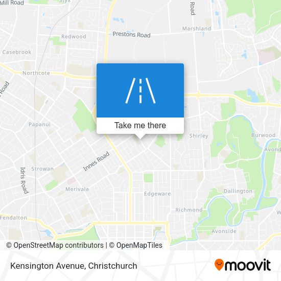 Kensington Avenue map