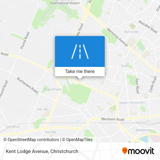 Kent Lodge Avenue map