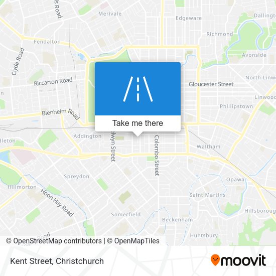 Kent Street map