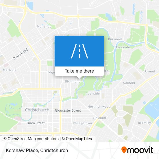 Kershaw Place map