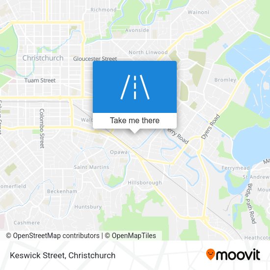 Keswick Street map