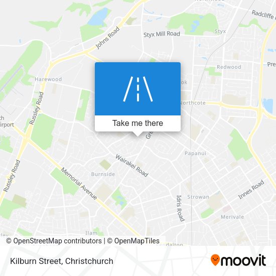 Kilburn Street map