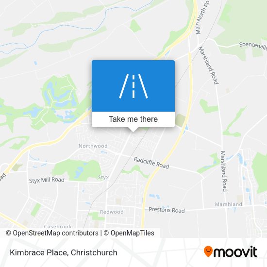 Kimbrace Place map