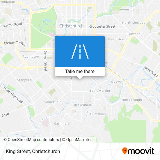 King Street map