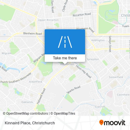 Kinnaird Place map