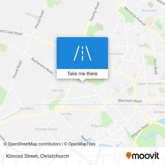 Kinross Street map