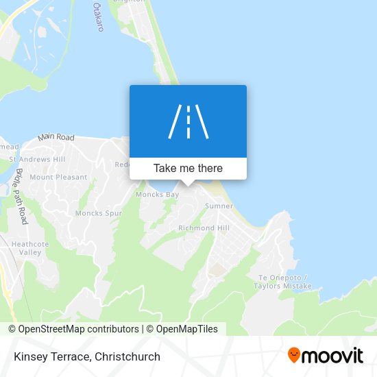 Kinsey Terrace map