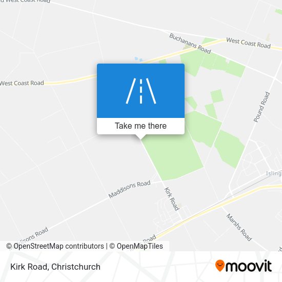 Kirk Road map