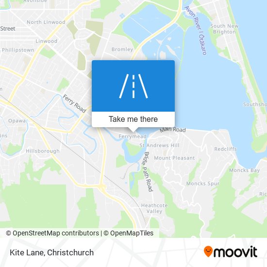 Kite Lane map