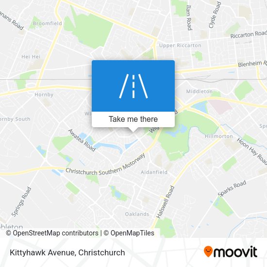 Kittyhawk Avenue map