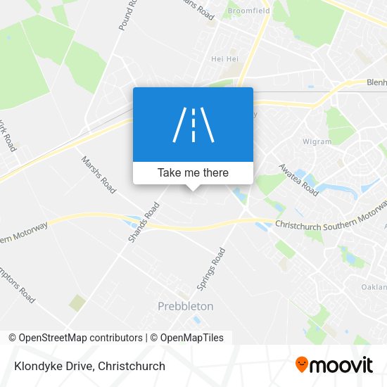 Klondyke Drive map